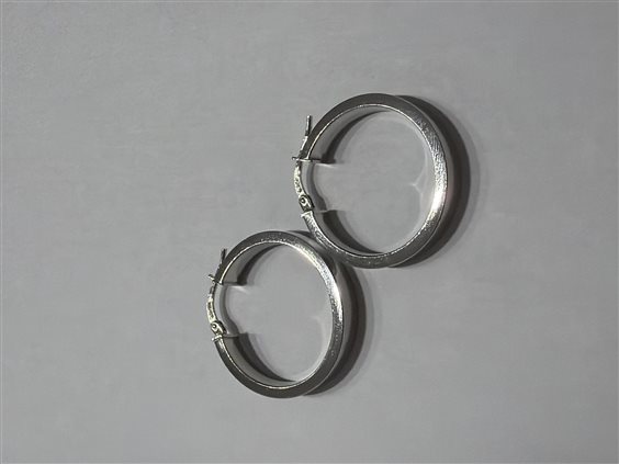 Orecchini Domar Donna Cerchi argento 925 lisci in Argento ORAR-472-280 - ORAR-472-280